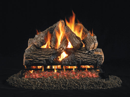 RHP Real Fyre-Vented Gas Logs-Charred Oak