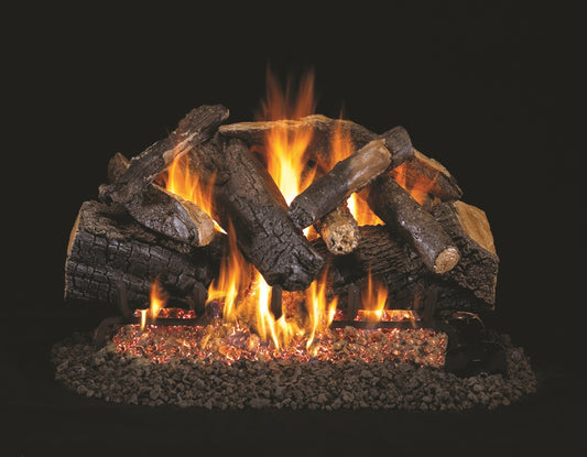 RHP Real Fyre-Vented Gas Logs-Charred Majestic Oak