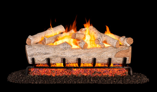 RHP Real Fyre-Vented Gas Logs-Designer Series-Mountain Birch