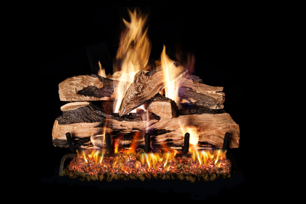 RHP Real Fyre-Vented Gas Logs-Split Oak Designer Series PLUS   SDP